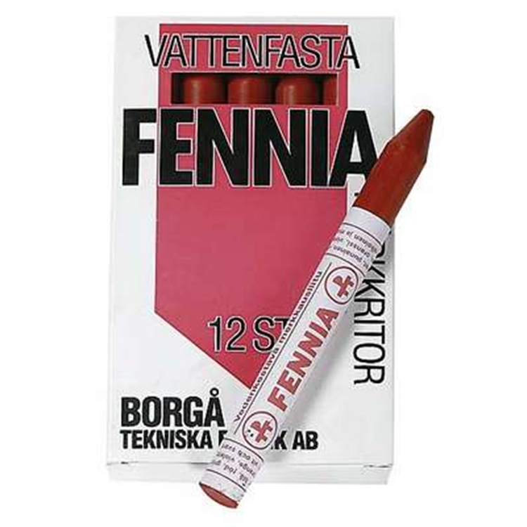 Merkkausliitu Fennia punainen/12