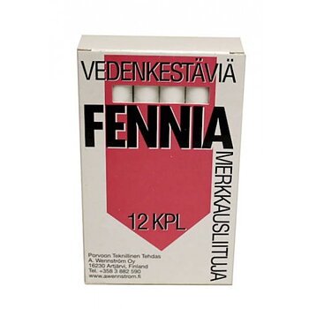 Merkkausliitu Fennia valkoinen/12