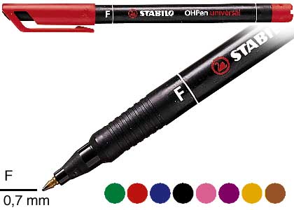STABILO OHPEN 842/46F PERMANENT MUSTA