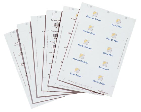 DURABLE 1455 NIMIKORTTI TUL 90X54MM /200