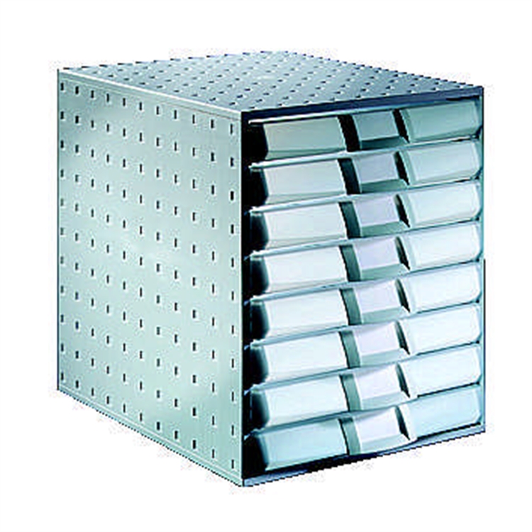 Laatikosto System 8-os harmaa/harmaa