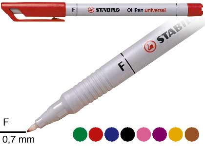 STABILO OHPEN 852/41F VESIL. SININEN