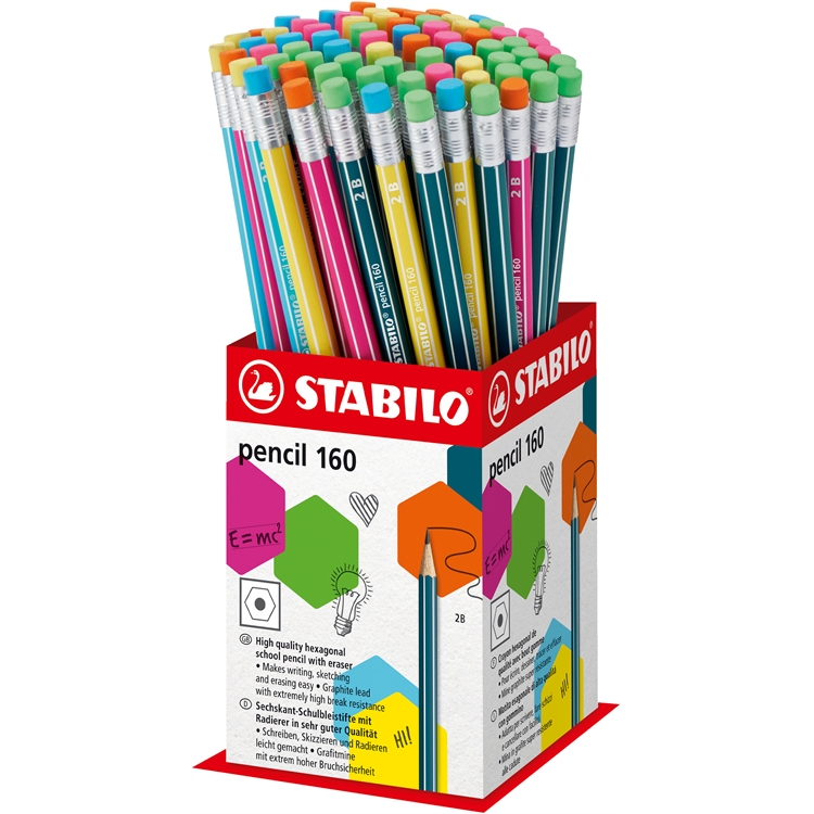 Lyijykynä STABILO 160 RT HB display /72