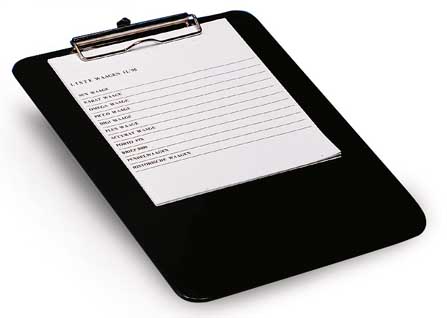 WEDO CLIP-BOARD A4 MUSTA ILMAN KANTTA - 2