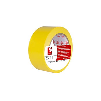 LATTIAMERKINTÄTEIPPI 2721 50MMX33M KELT.