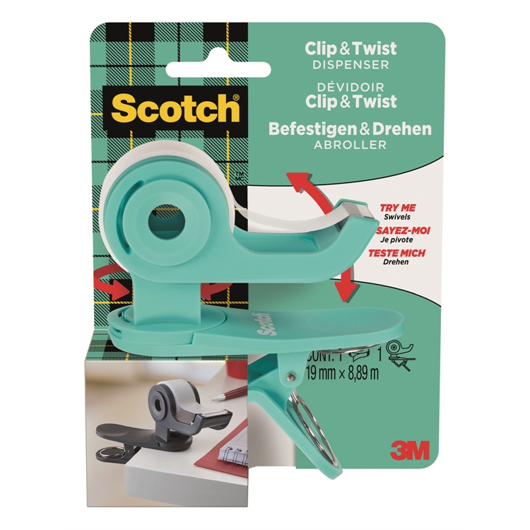 Teippiteline Scotch C19 Clip & Twist - 2