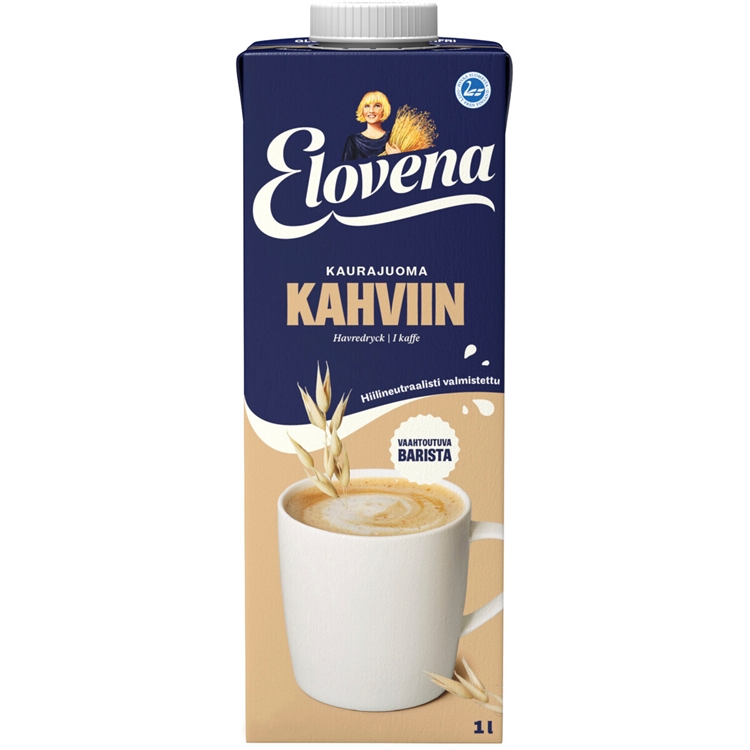 Kaurajuoma Elovena  kahviin 1 l - 2