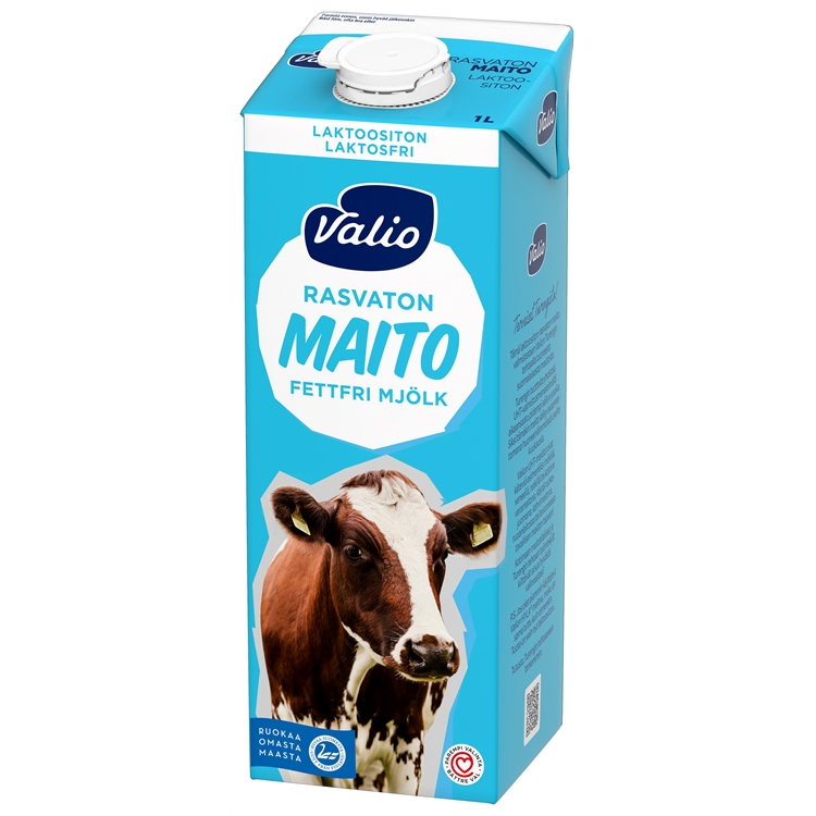 Rasvaton maito Valio laktoositon UHT 1L - 2