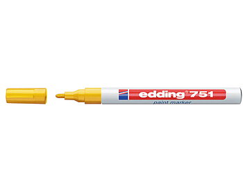 EDDING 751 PAINT MARKER 1-2MM KELTAINEN