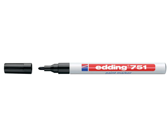 EDDING 751 PAINT MARKER 1-2MM MUSTA - 2