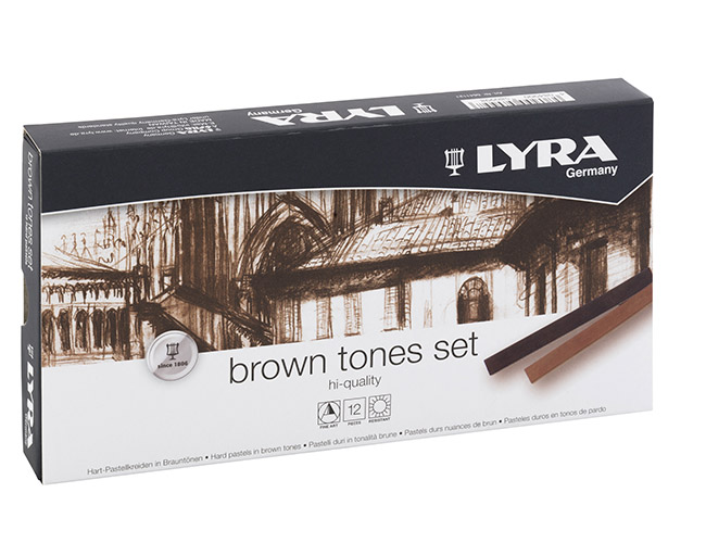LYRA PASTELLILIITU LAJITELMA RUSKEA /12