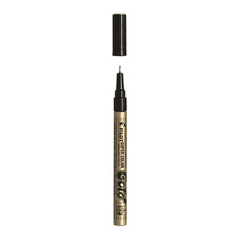 Maalikynä Pilot Super Color EF kulta