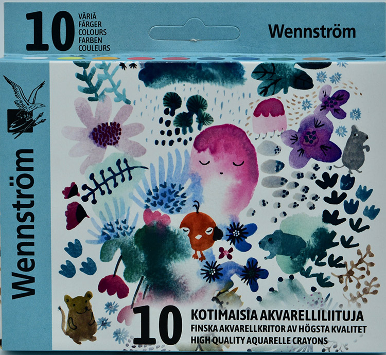 WENNSTRÖM AKVARELLILIITU 9CM LAJ. /10