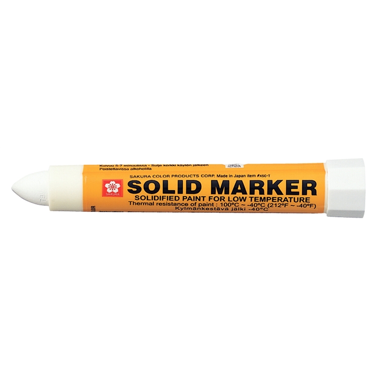 Maalikynä Sakura Solid XSC-T valkoinen - 2