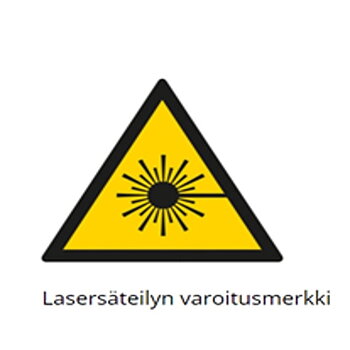 Opastekyltti Laser, muu säteilyvaara