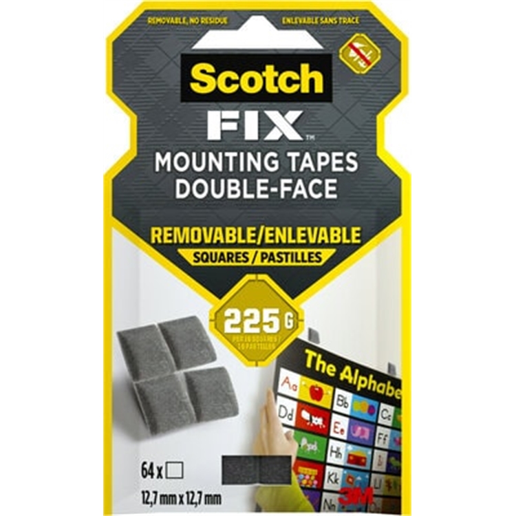 Kiinnityspalat Scotch-Fix 12,7x12,7/64