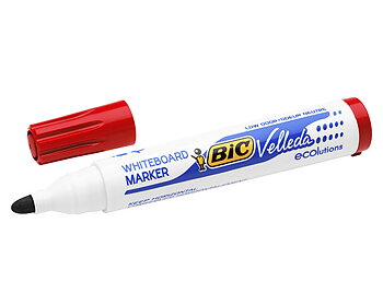 BIC WHITEBOARD MARKER 1701 ECO PUNAINEN