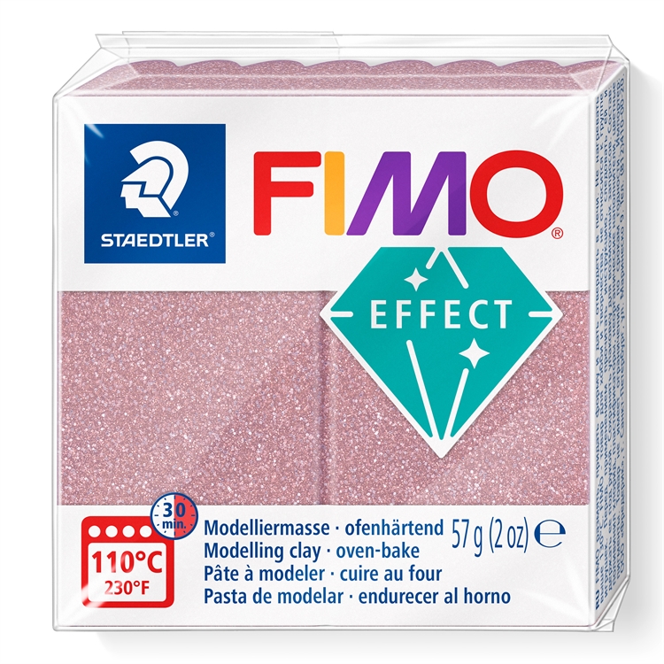 Muovailumassa Fimo  effect ruusukulta - 2