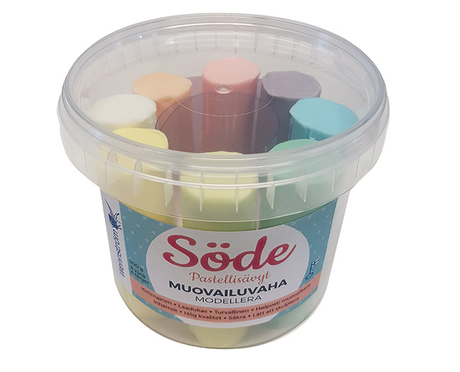 MUOVAILUVAHA PASTELLI 8 VÄRIÄ YHT. 500G