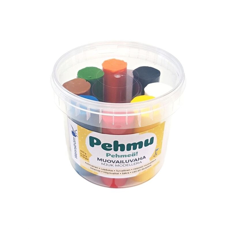 MUOVAILUVAHA PEHMEÄ 8 VÄRIÄ YHT. 500G