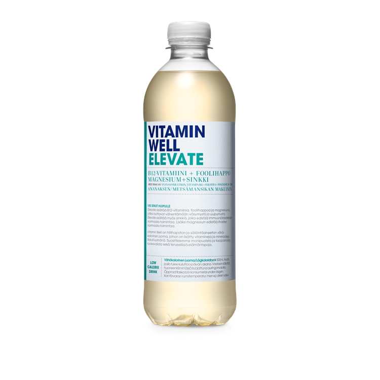 Vitamiinivesi Vitamin Well Elevate 500ml - 2