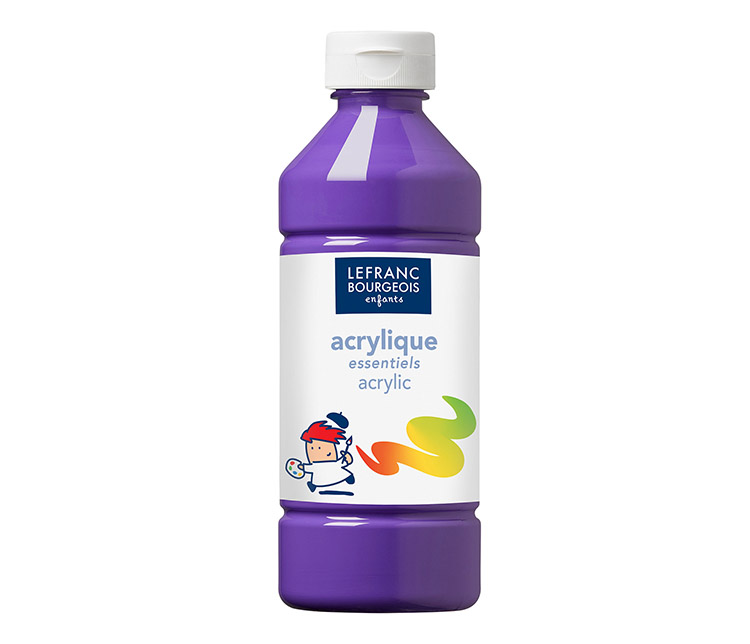 AKRYYLIVÄRI 500ML LILA