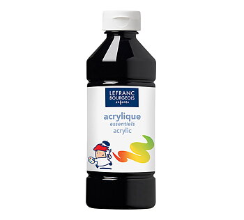 AKRYYLIVÄRI 500ML MUSTA
