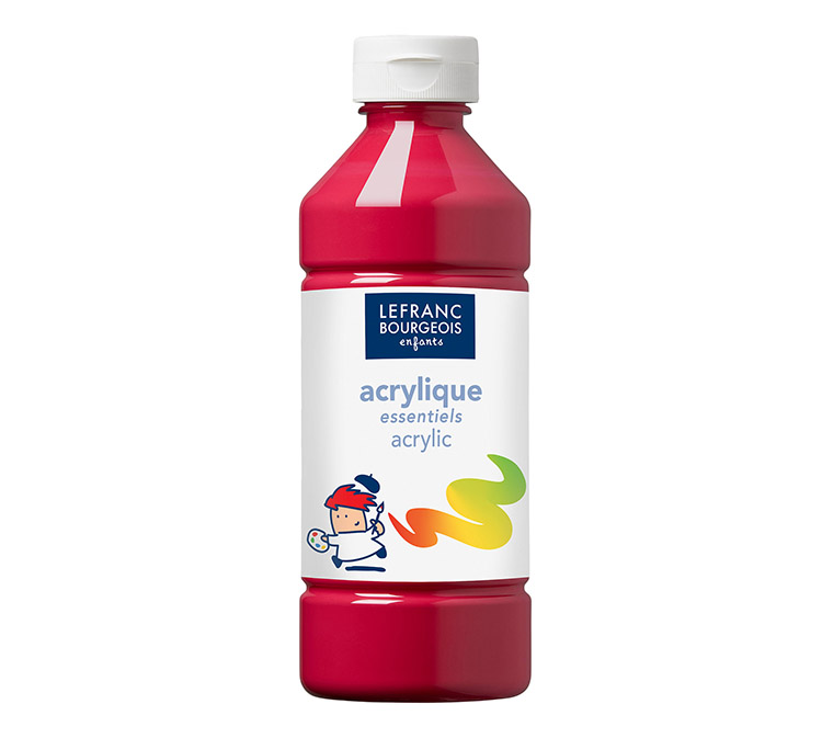 AKRYYLIVÄRI 500ML ROOSA