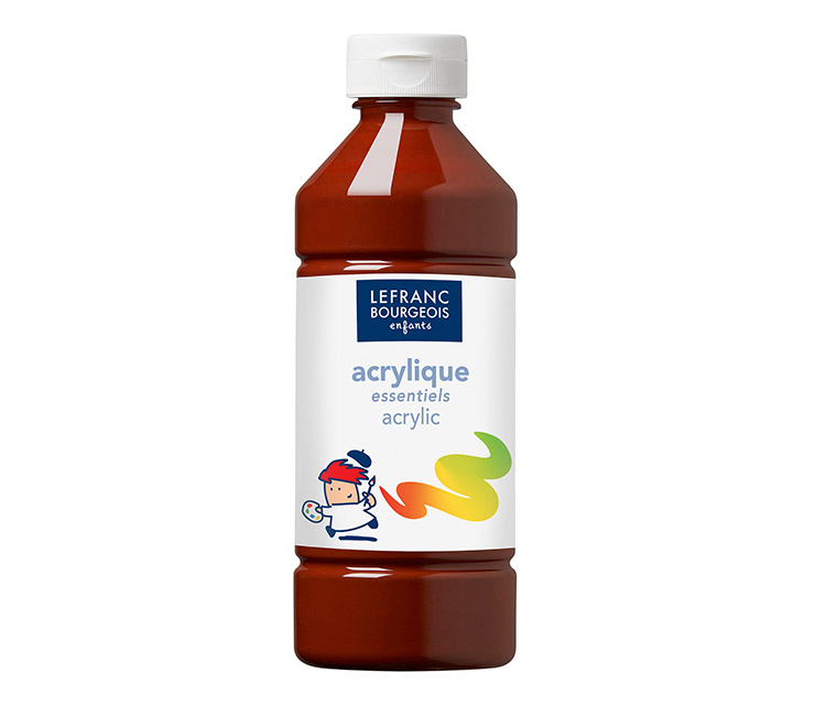 AKRYYLIVÄRI 500ML RUSKEA