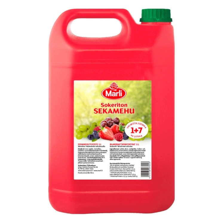Sekajuomatiiviste   Marli sokeriton 5 l