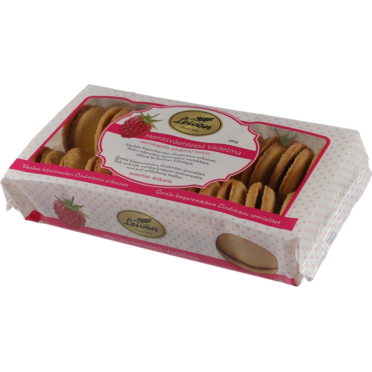 Keksi Leivon Herrasväenleipä vadelma300g - 2