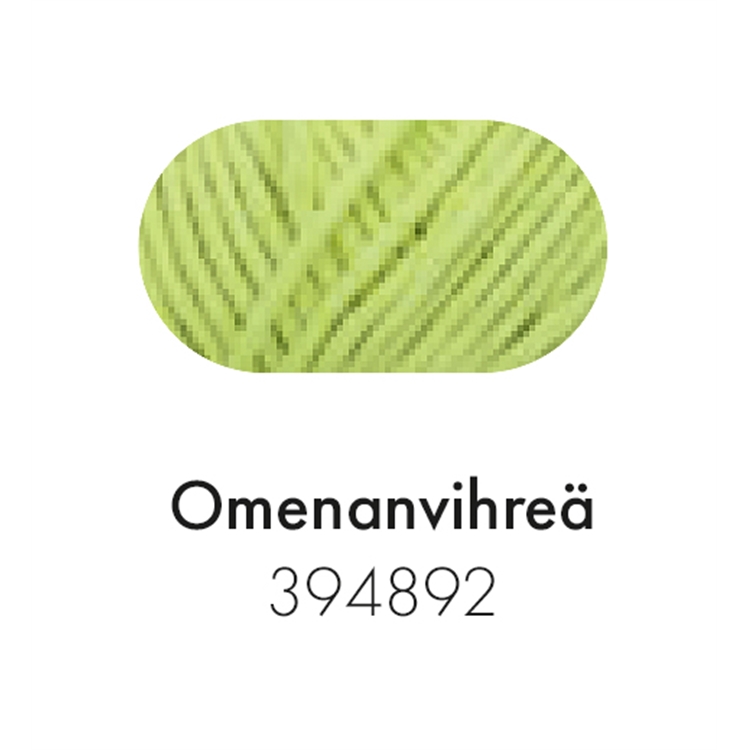 Your Cotton lanka 50g omenanvihreä