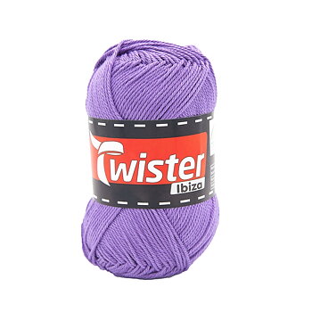 Puuvillalanka Ibiza50 g vaalea lila