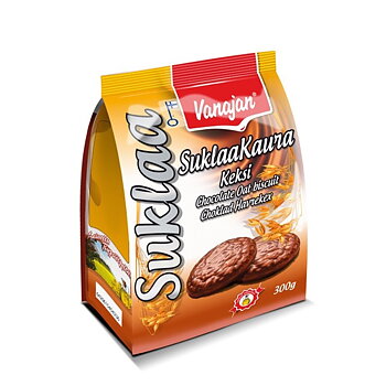Suklaakaurakeksi    Vanajan 300g