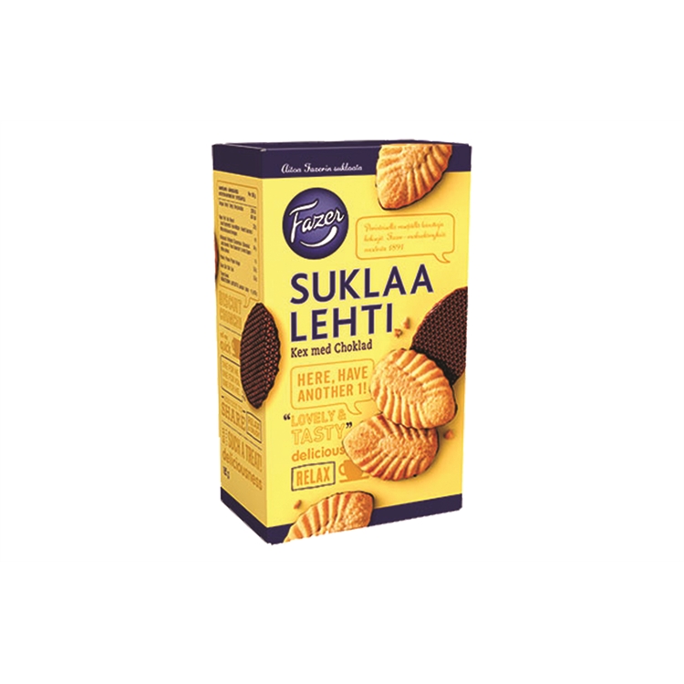 Suklaakeksi Fazer   Suklaalehti 185 g - 2