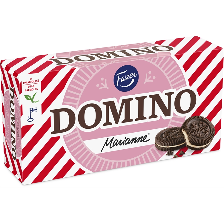 Täytekeksi Fazer Domino Marianne 350g - 2