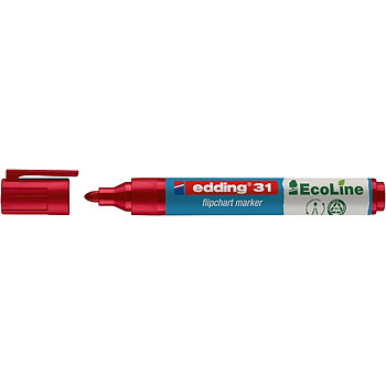 Lehtiökynä edding 31Ecoline punainen
