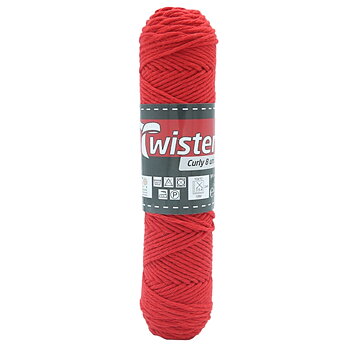 Puuvillalanka Curlypunainen 50g