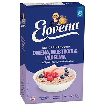 Annospuuro Elovena ome-must-vad 35g/12