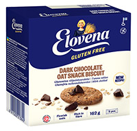 ELOVENA GTON TUMMA SUKLAA KEKSI 9X18G