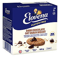 ELOVENA GTON TUMMA SUKLAA KEKSI 9X18G