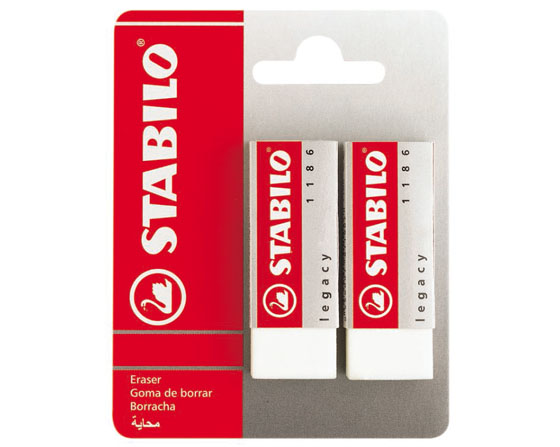 STABILO LEGACY PYYHEMUOVI 2 KPL BLISTERI