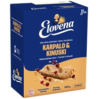 Välipalakeksi Elovena kar-kinuski 30g/10 - 2