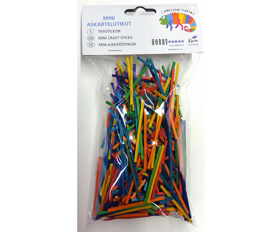 ASKARTELUTIKKU 5CM VÄRILAJITELMA /400