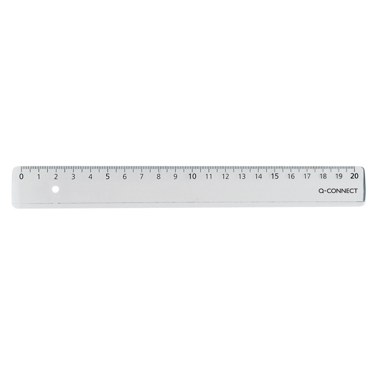Viivain Q-Connect Economy 20 cm - 2