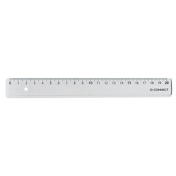 Viivain Q-Connect Economy 20 cm