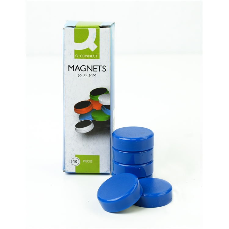 Magneetti Q-Connect 25mm sininen/10 - 2