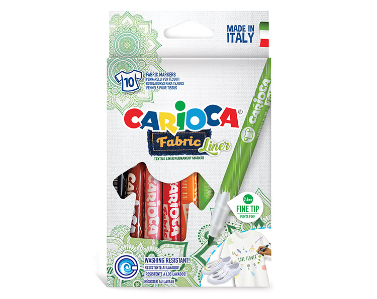 CARIOCA TEKSTIILITUSSI/ 10 SÄVYÄ