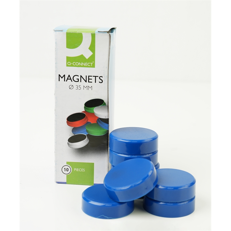 Magneetti Q-Connect 35mm sininen/10 - 2