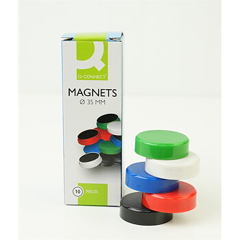 Magneetti Q-Connect 35mm värilaj/10